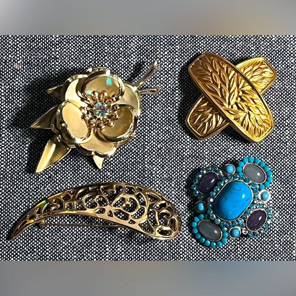 Vintage Brooches - Lot of 4